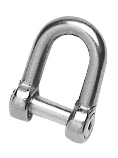 Sekli 10mm "D" horgonyhoz, rozsdamentes