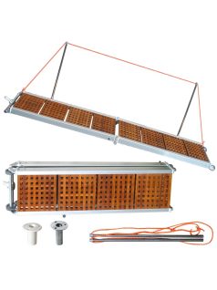 Gangway/Hajóhíd 3,1m Összehajtható,Alu+Fa