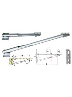 Asztalláb teleszkópos""