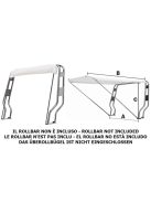 ROLL BAR  145-205cm lehajtható AISI316