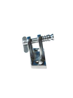   Bimini/Naptető/Cabrio elem, talp, stifttel, 10fokos, döntött, rozsdamentes