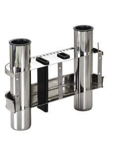 Horgászbot tartó DUPLA, síkra szerelhető