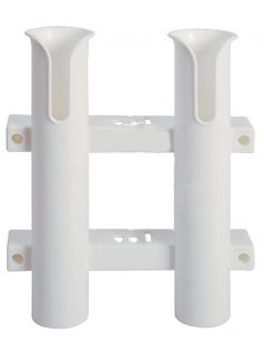 Horgászbot tartó DUPLA, síkra szerelhető