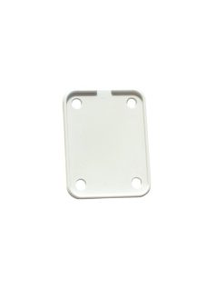   Korlátelem, korláttalp alátét, szögletes, fehér, műanyag