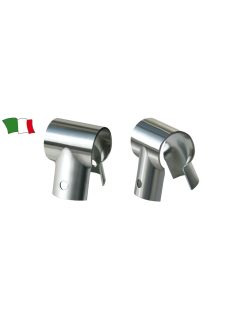   Korlátelem "T elem" 22mm 90fokos,nyitható, vékonyfalú, rozsdamentes