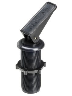 Fenékvíz leeresztő dugó házzal, fekete