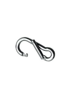 Karabiner 8mm nagy nyílású rozsdamentes