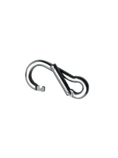 Karabiner 10mm nagy nyílású rozsdamentes