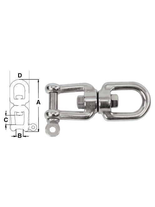 Horgonyforgó 13mm nyitott/zárt