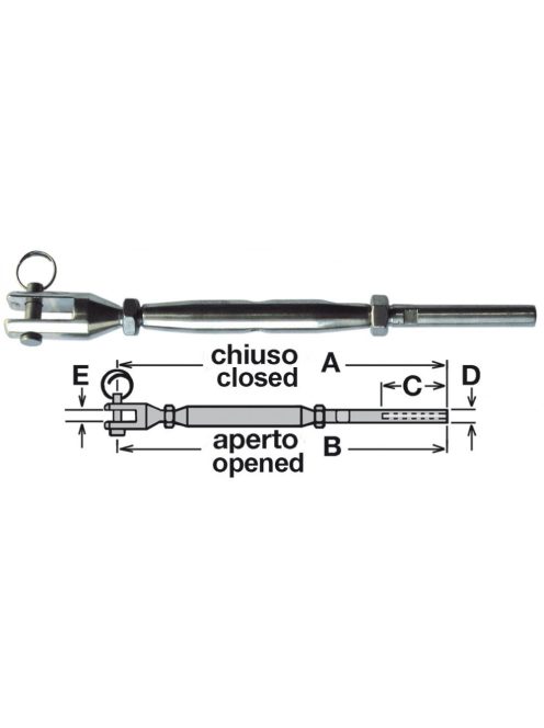 Spanner 6mm Villás/Terminál 3mm bowdenhez