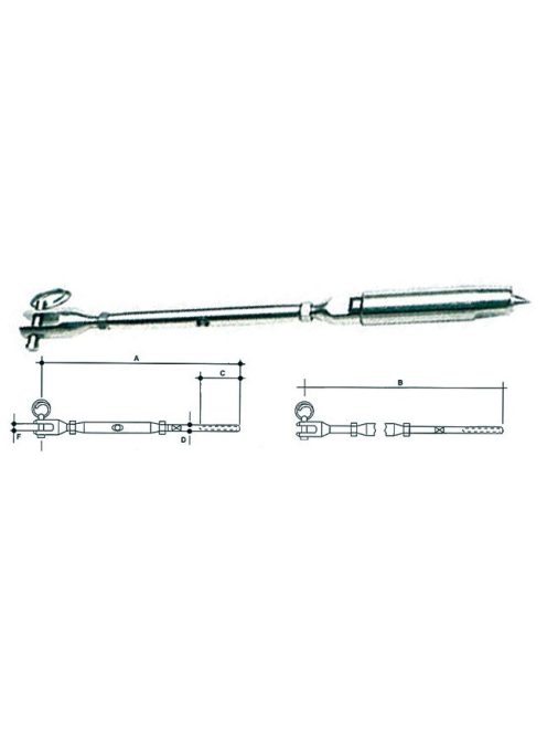 Spanner Parafil" Terilén 9mm bowdenekhez"