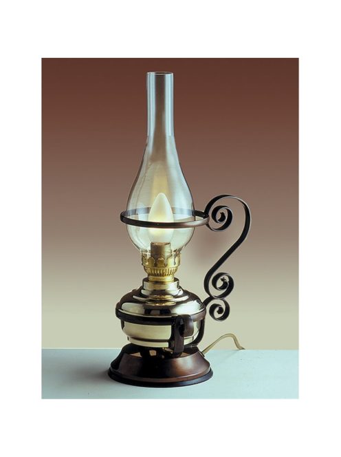 Asztali hajós réz állólámpa,"petroleum lámpa"
