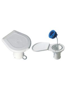 Vízbetöltő csonk 38mm "WATER" műanyag, ajtós