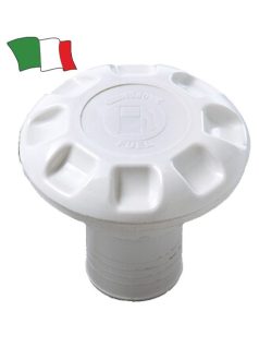   Üzemanyag betöltő csonk 38mm "FUEL" műanyag, fehér