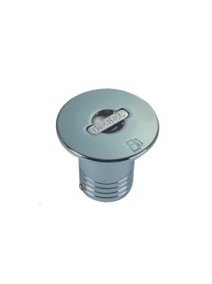   Üzemanyag betöltő csonk 50mm DIESEL" krómozott réz"