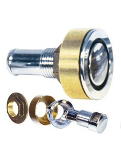 Szuszogó krómozott réz, üzemanyaghoz, vízhez