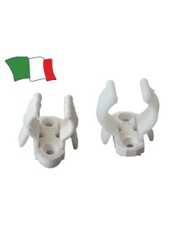 Tartó klipsz 17/23mm FEHÉR