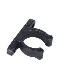 Csáklyatartó klipsz 30mm FEKETE