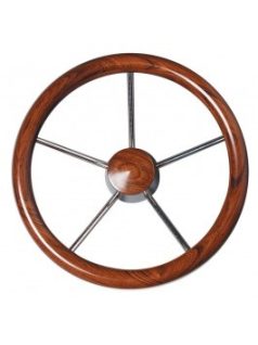 Kormány 35cm Mahagóni/rozsdamentes V62