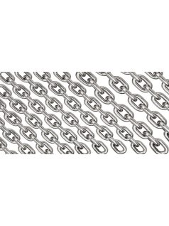 Lánc 8-as rozsdamentes, kalibrált/ méter
