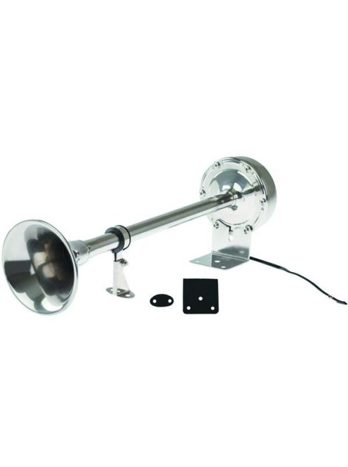 Kürt elektromos, 40 cm-es, inox, szimpla egyenes