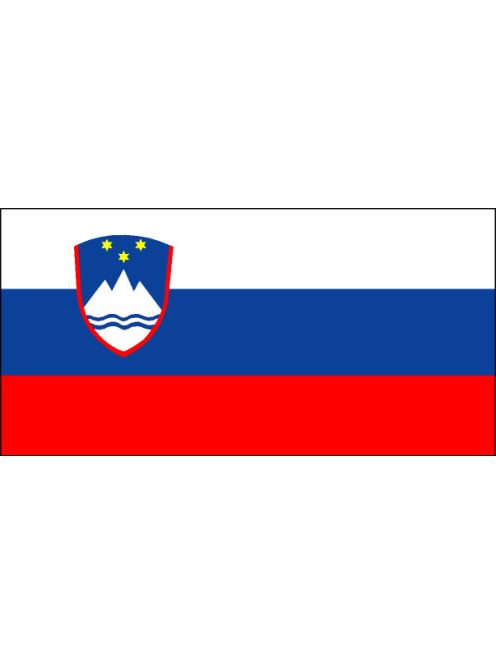 Zászló Szlovén 30x45-ös kötős