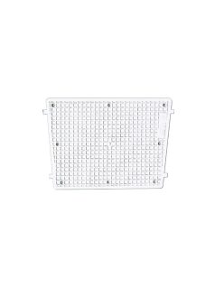 Tükörlap/pajzs fehér műanyag 430x350mm