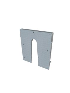 Tükörlap/pajzs szürke műanyag szögbeállítós