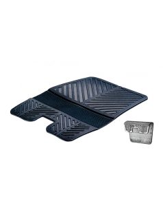 Tükörlap/pajzs fekete PVC