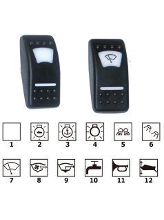 Kapcsoló fedél 6" TOMPÍTOTT"