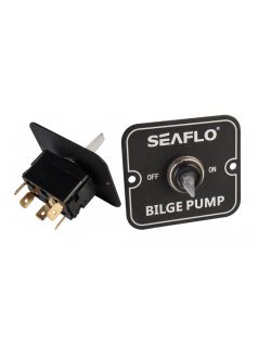   Fenékvíz szivattyú/Fenékszivattyú kapcsolótábla "SEAFLO" Bilge pump - ON-OFF