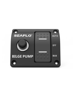   Fenékvíz szivattyú/Fenékszivattyú kapcsolótábla  "SEAFLO" Bilge pump - ON-OFF-AUTO