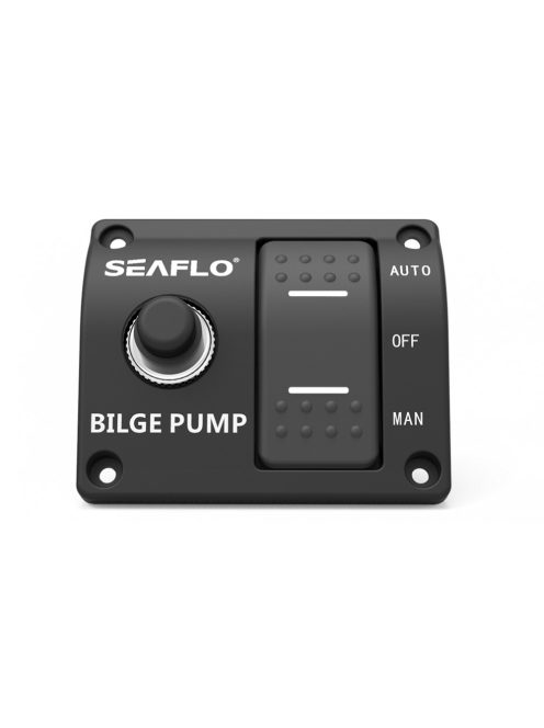 Fenékvíz szivattyú/Fenékszivattyú kapcsolótábla  "SEAFLO" Bilge pump - ON-OFF-AUTO