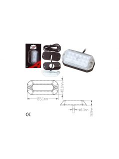 Vízalatti lámpa, IP68, 12 LED-del Erős,Fehér