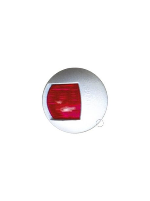 Piros(bal oldali) 112,5°,navigációs fény,12V 12m-ig