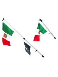 Zászlótartó rúd 63/116mm teleszkópos