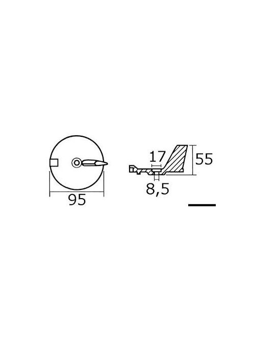 Anód Yamaha Aluminium F25-60