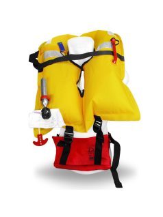 Mentőmellény patronos, övtáskás