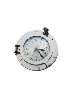 Óra hajóablakban, fali, réz