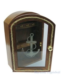 Kulcstartó doboz, 8 akasztóval