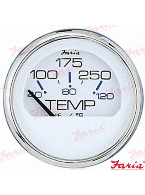 Kijelző, Vízhőmérsékletmérő műszer Faria, 12V