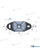Motortartó bak 16mm, 280kg