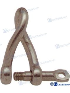 Sekli 5mm rozsdamentes, csavart