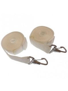 Bimini heveder rozsdamentes karabinerrel/1 pár