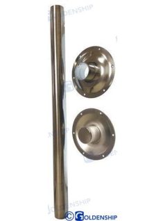 Asztalláb fényes, rozsdamentes