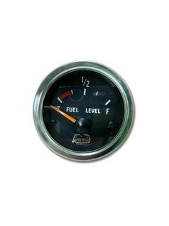   Kijelző, Üzemanyagszintjelző műszer, fekete, rozsdamentes kerettel