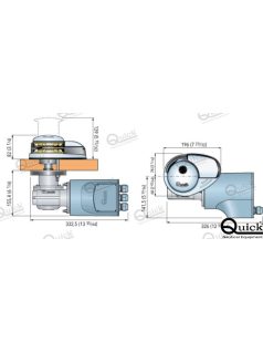 Horgonycsörlő 12V 700W 6mm