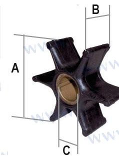 Vízlapát/impeller 500114 