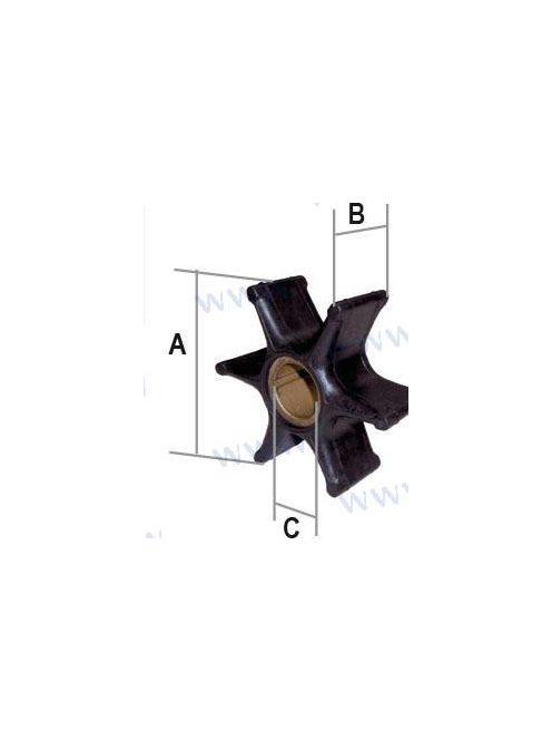 Vízlapát/impeller 500114 